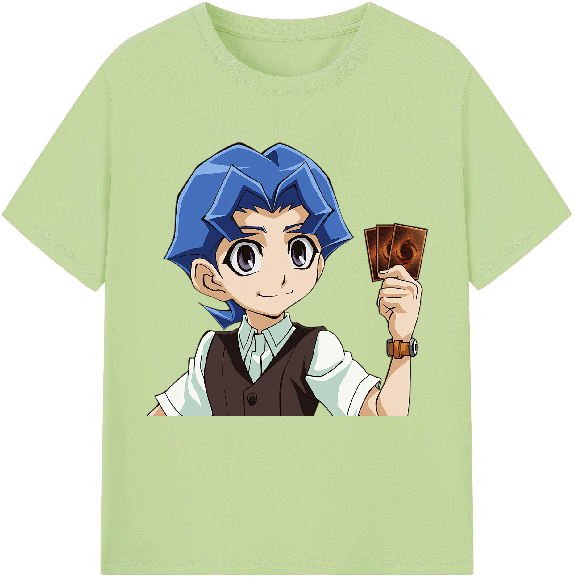 （画像用） 遊☆戯☆王 Yu-Gi-Oh! 綿100％半袖Tシャツ（フロントプリント）